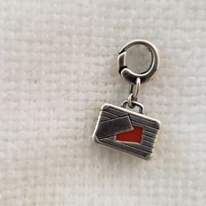 Fossil suitcase charm